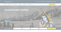 Desktop Screenshot of chardhamyatraa.com